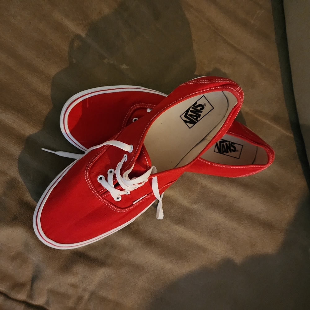 Vans Mens sneakers in red size15